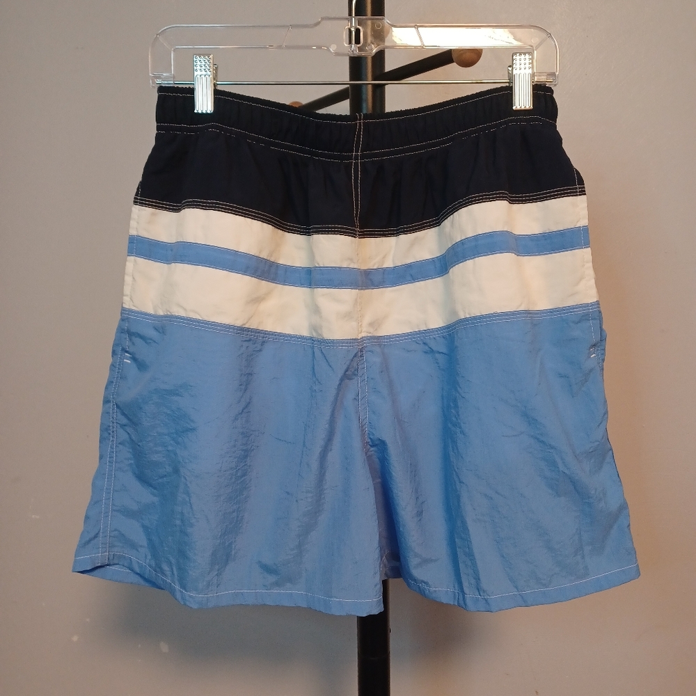 Sand N Sun Colorblock Lined Swim Shorts Size Medium